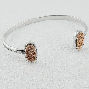 Kendra Scott Oval Rose Gold Quartz Bangle